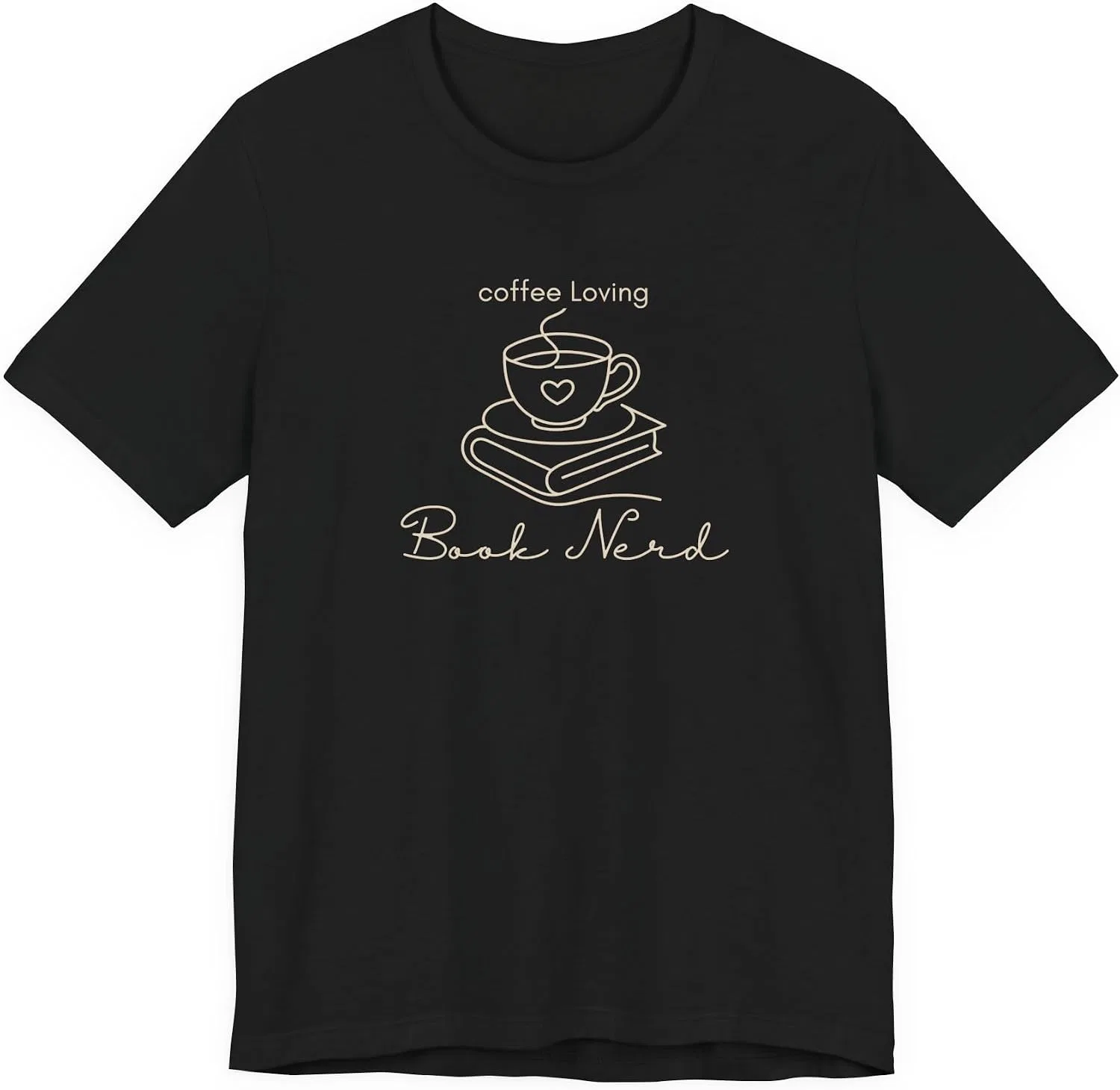 Женская футболка с минималистичным принтом Bella+Canvas, Black
