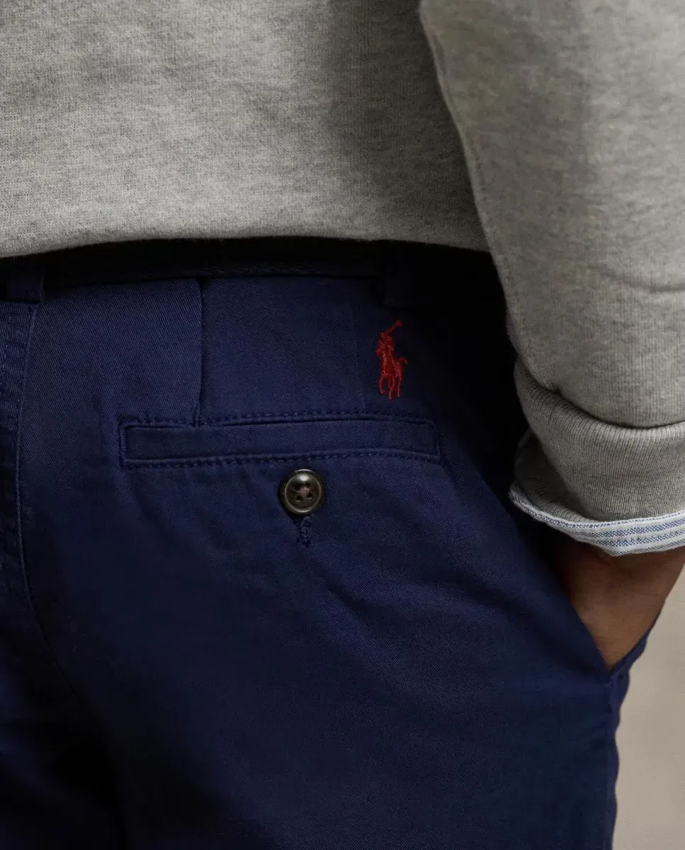 Детские шорты для мальчиков из хлопка Bedford Polo Ralph Lauren, Azul Marino — фото 3