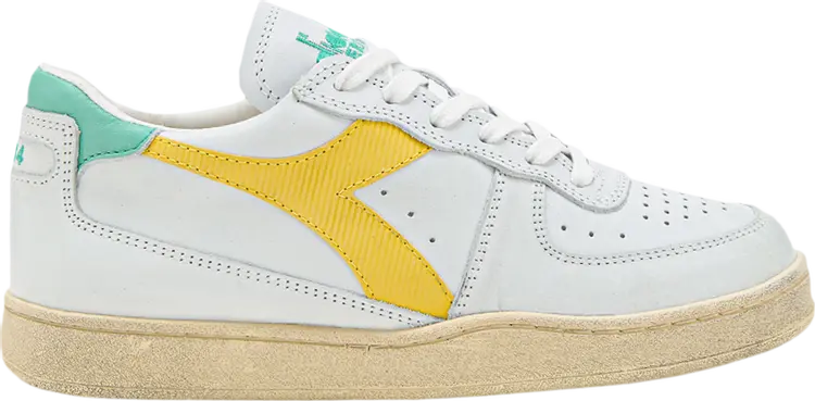 

Кроссовки Mi Basket Low Used White Yellow Croms, белый