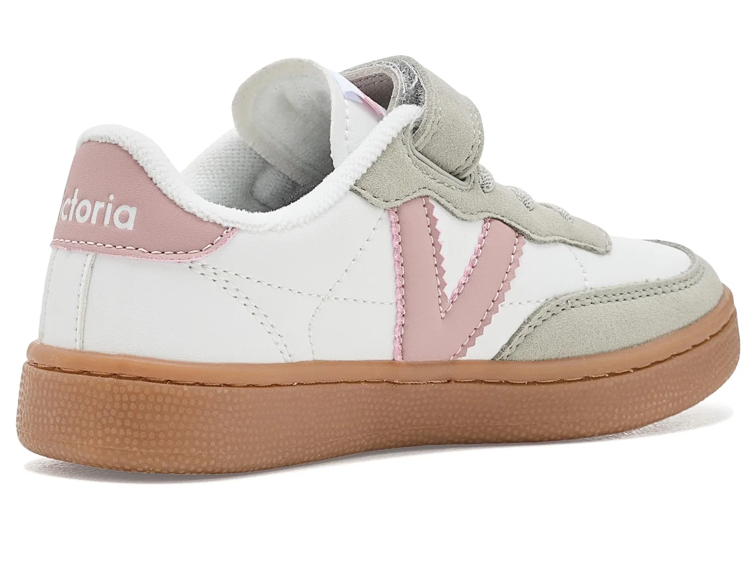 Кроссовки Oslo Leather Effect & Color (для малышей, маленьких и больших детей) Victoria Kids, Rosado — фото 4