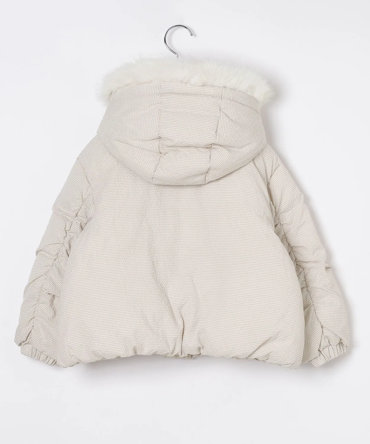 Детская куртка-пуховик с капюшоном Light Warm Puffer GLOBAL WORK, Коричневый — фото 3