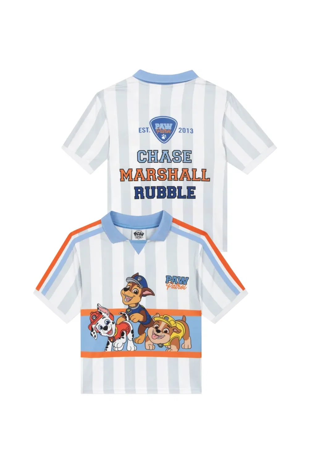 Детская футболка с принтом Chase, Marshall and Rubble Paw Patrol, White
