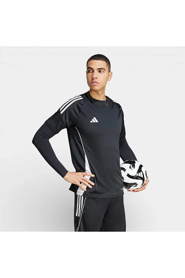 Мужская футболка с длинным рукавом Adidas, Black — фото 4