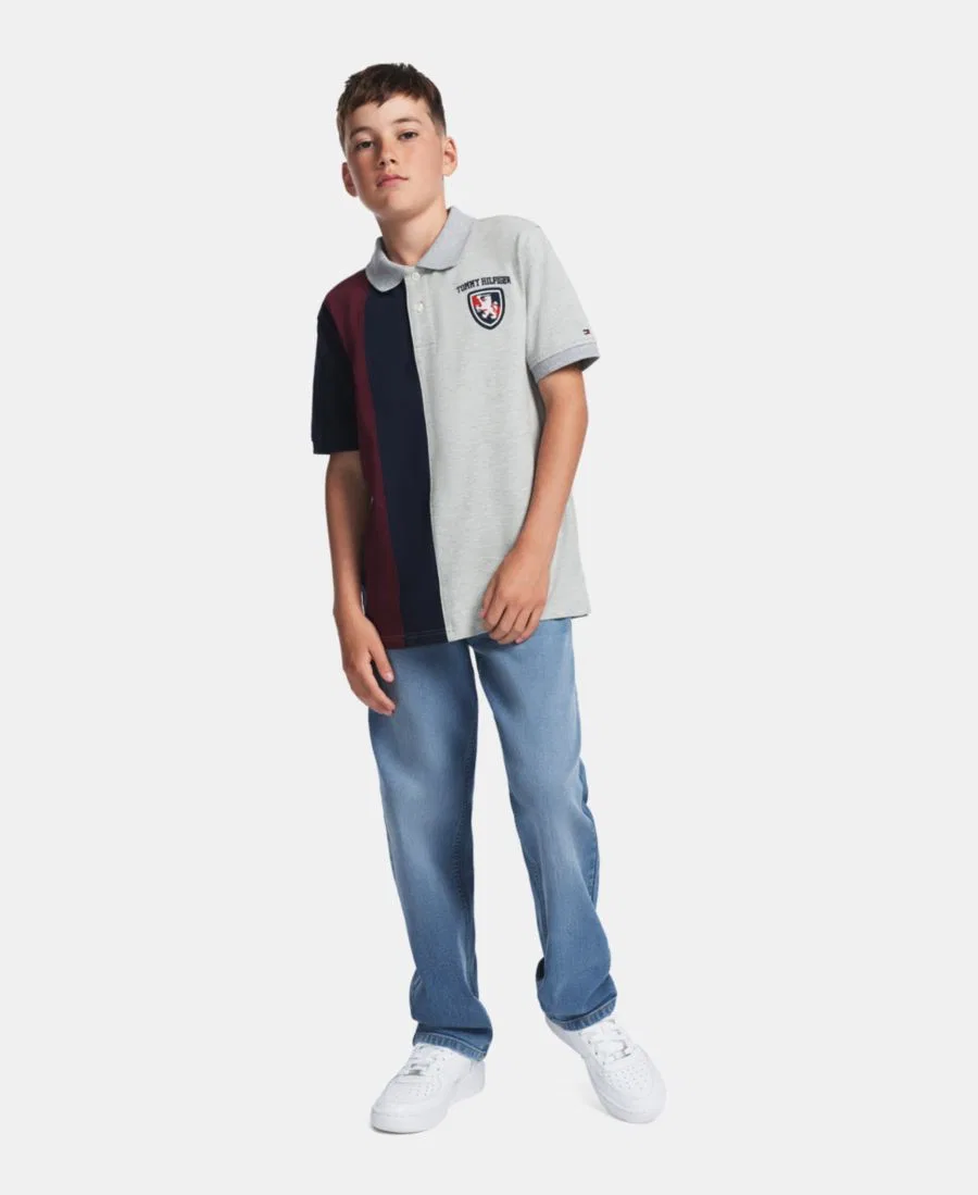 Джинсы свободного кроя с потертостями Tommy Hilfiger, Tidal
