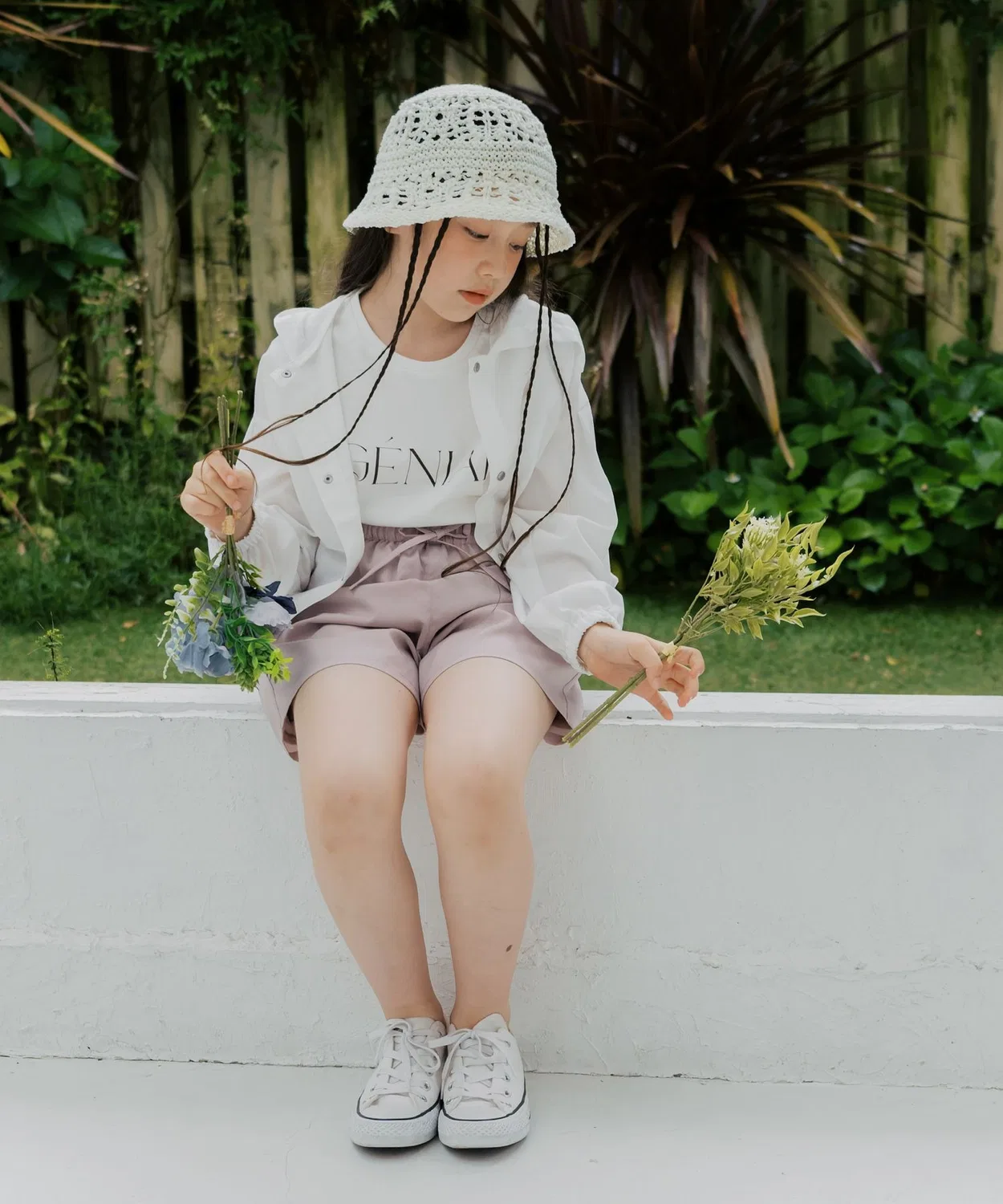 Детская кофта с длинным рукавомAiry Breeze GLOBAL WORK, Off White — фото 4
