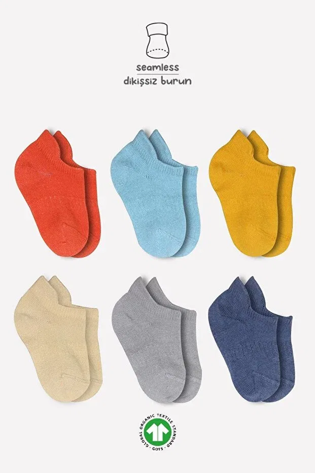 Детские носки хлопковые 6 пар Bistyle, Tile