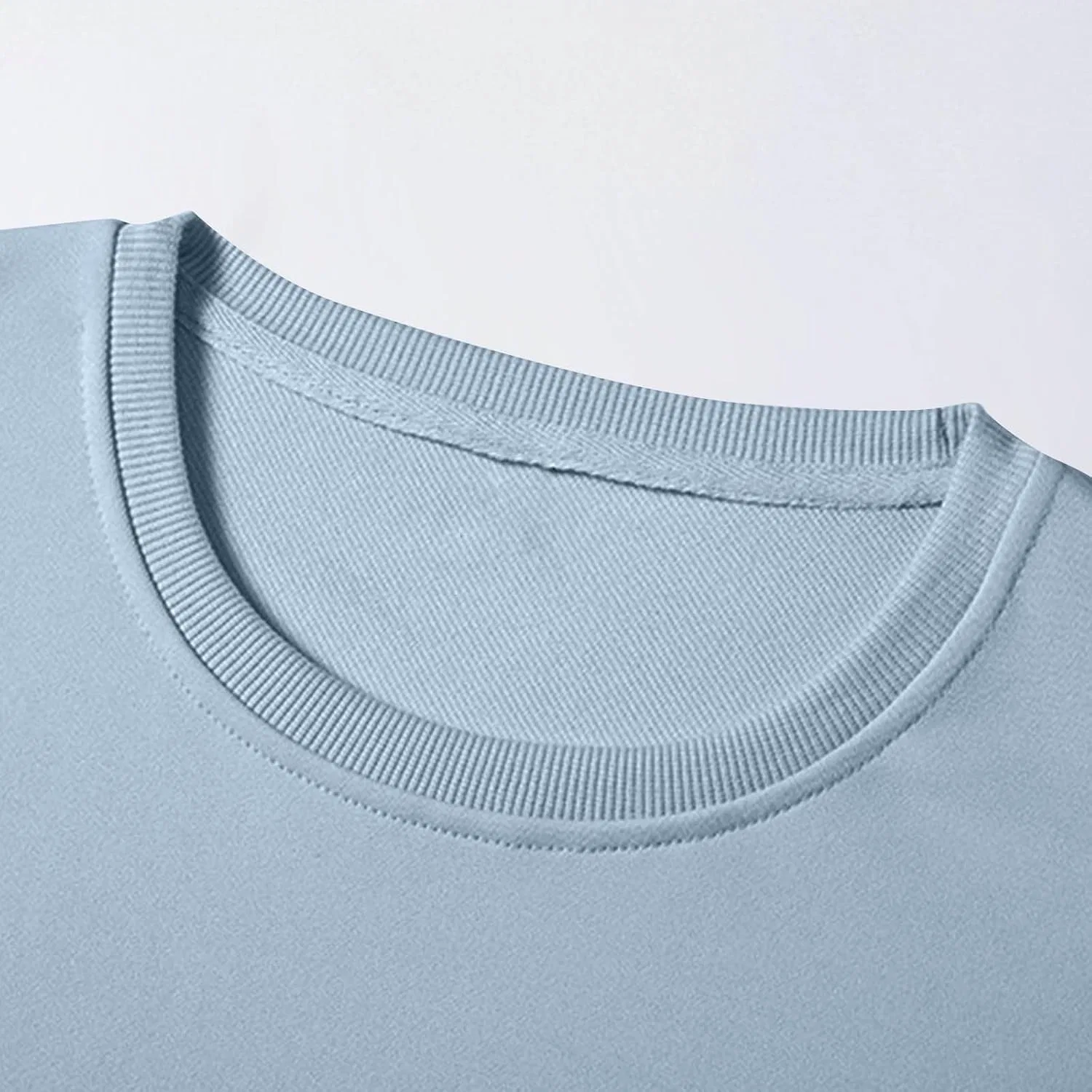 Мужская футболка с длинным рукавом оверсайз Summer Graphic Tshirts, Light Blue — фото 4
