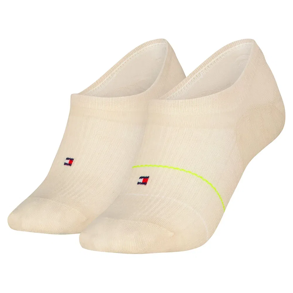 Носки Tommy Hilfiger Rib Stripe 2 пары, бежевый