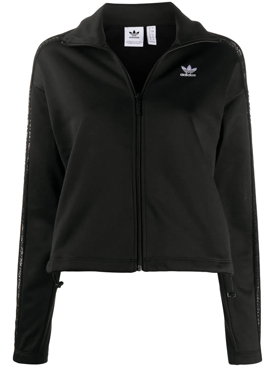 Спортивная куртка Originals Lace Track Jacket WMNS "Black" Adidas, черный