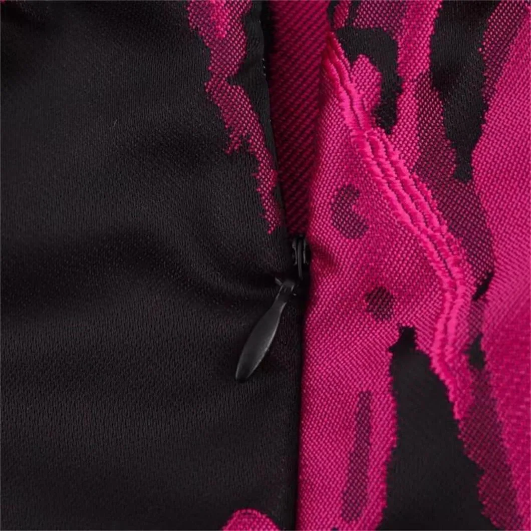 Женское мини-платье с цветочным принтом A-силуэта, Sleeveless, Pic Color — фото 4