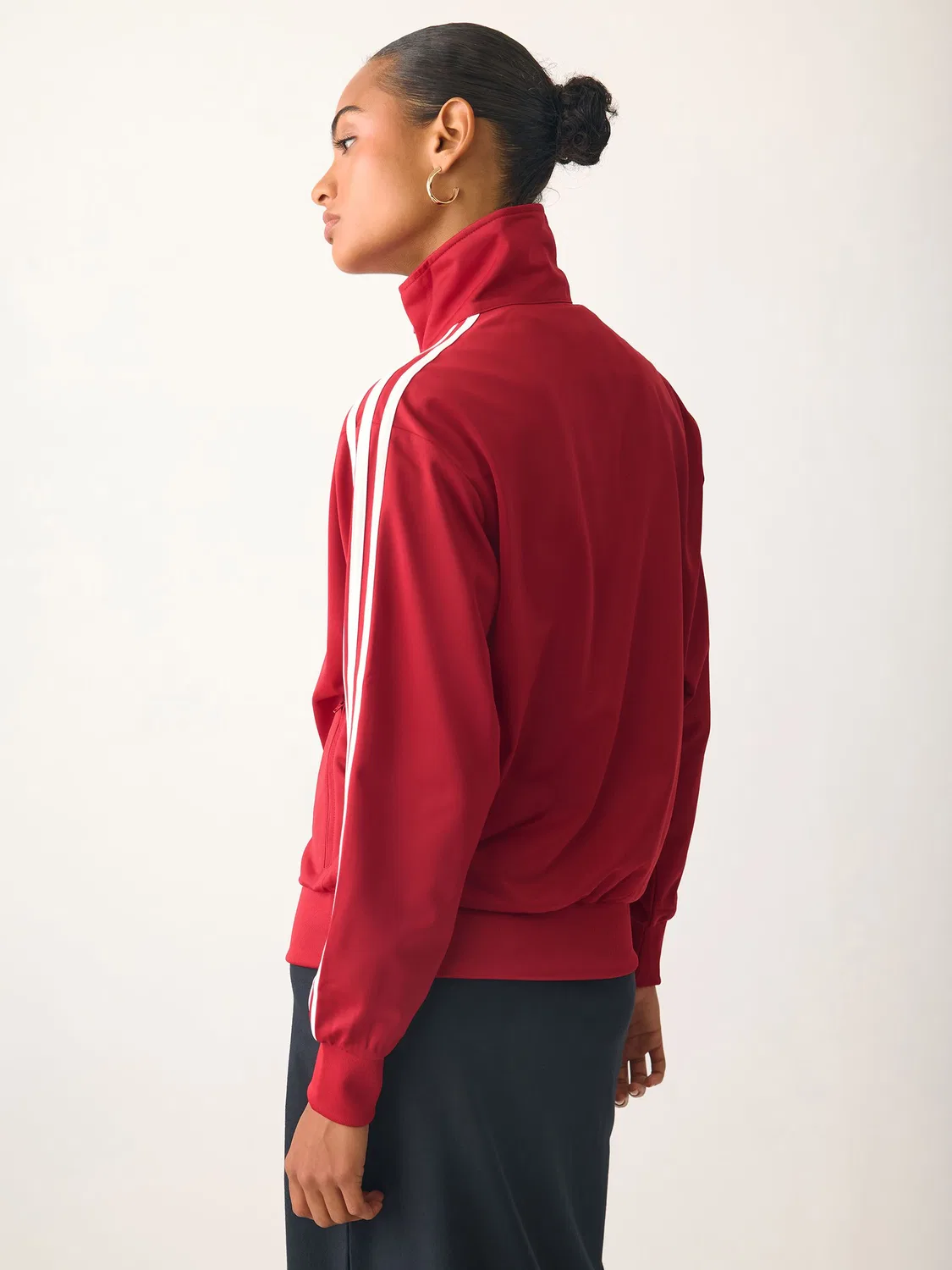 Толстовка Firebird Track Top Loose, adidas Originals, красный — фото 3