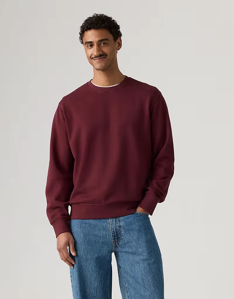 Джемпер с круглым вырезом housemark Levi's Original, бордовый