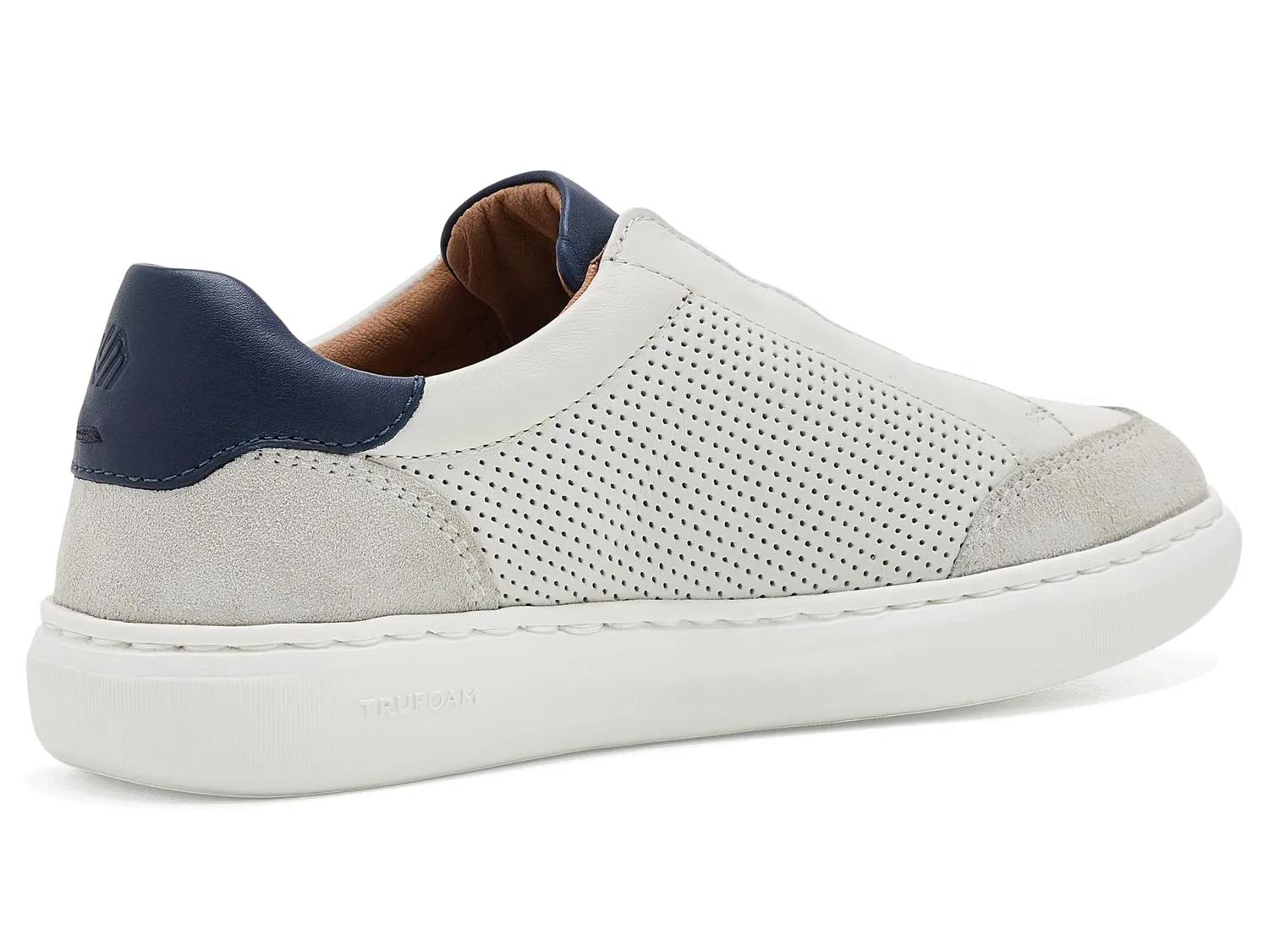 Кроссовки Anders Stretch Lace-To-Toe (для маленьких и больших детей) Johnston & Murphy Kids, White Full Grain — фото 4