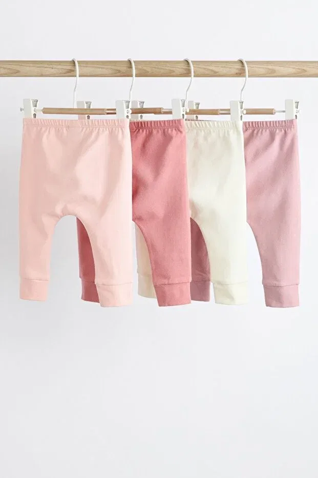 Детский для девочек комплект спортивных штанов Next Baby, Pink — фото 2