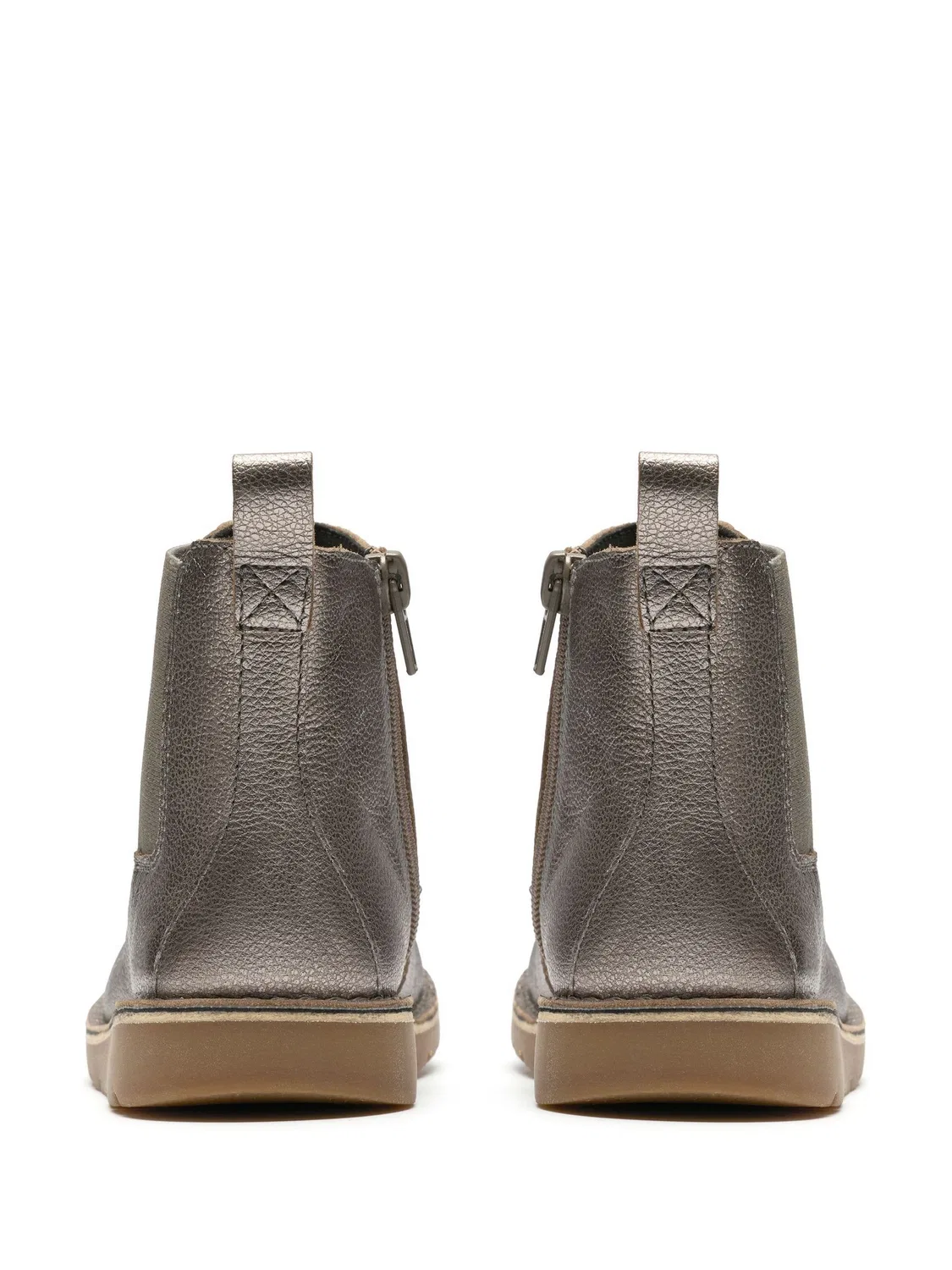 Ботинки челси Clarks Joyful Sky, кожаные, цвет Pewter — фото 4