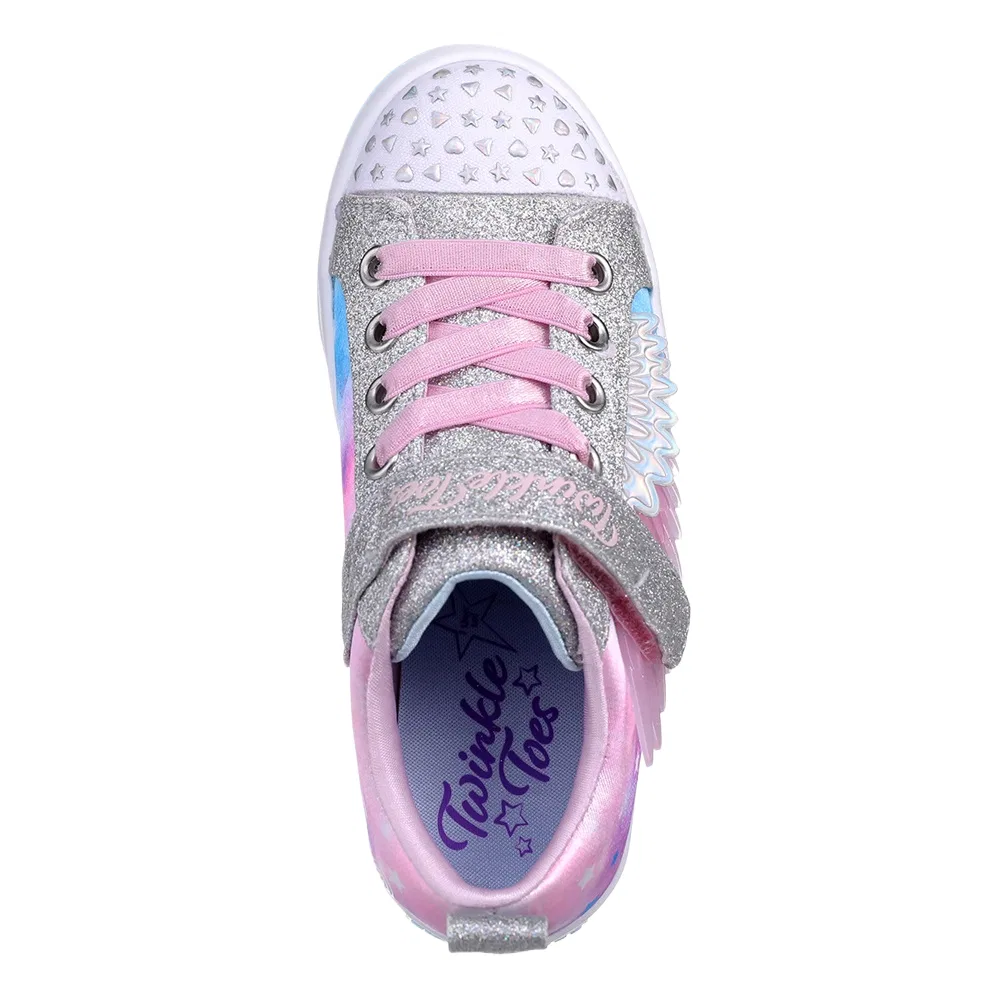 Детские кроссовки для скейтбординга Pink SMLT Skechers Kids — фото 4