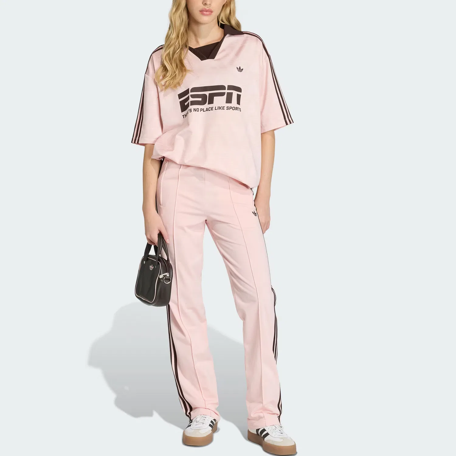Футболка женская Soccer Jersey Adidas Originals, Light Pink — фото 3