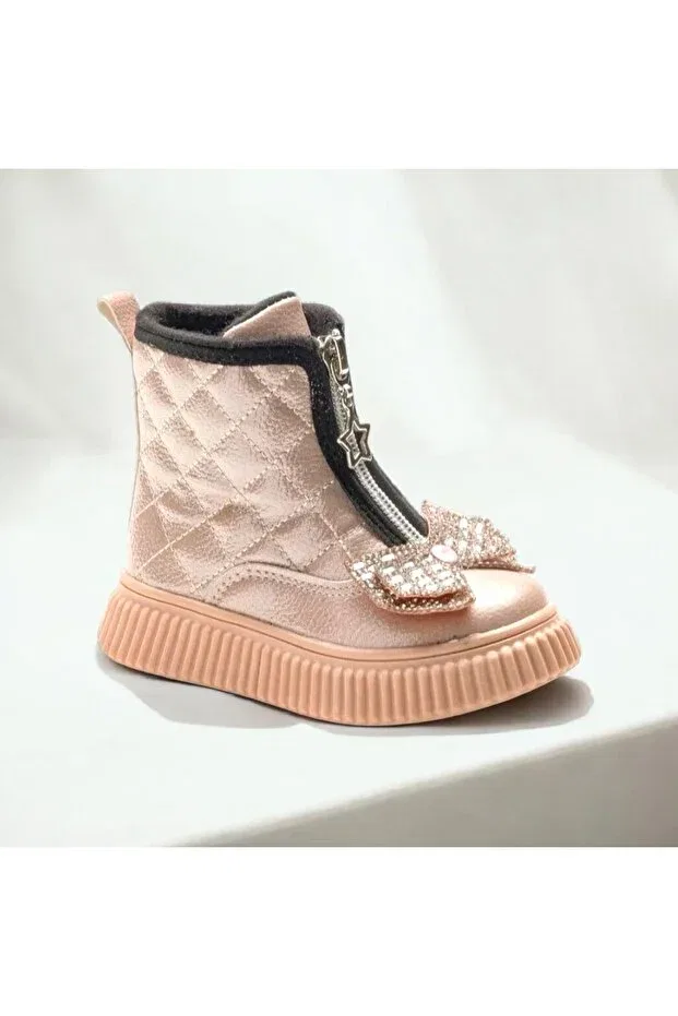 Детские ботинки для девочек на флисе Patik Bebe, Pink