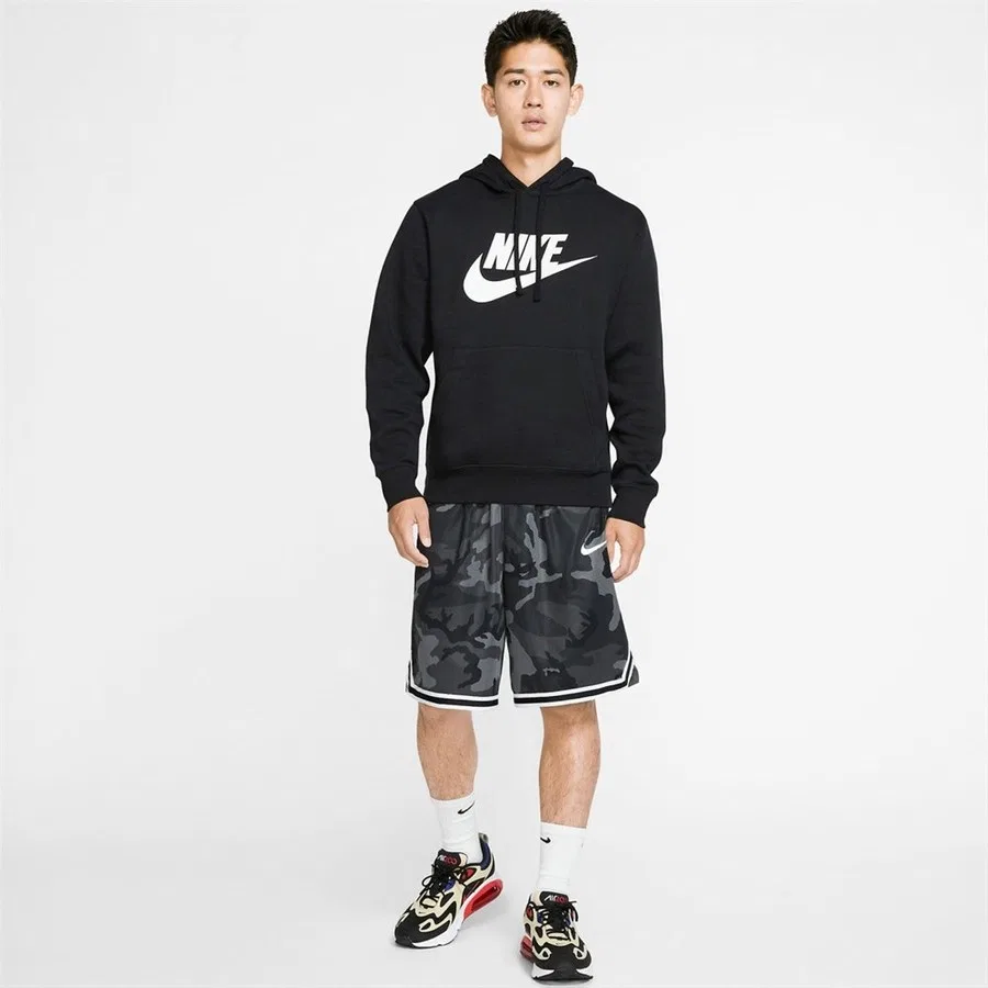 Мужской свитшот с капюшоном Nike Club Hoodie, Черный