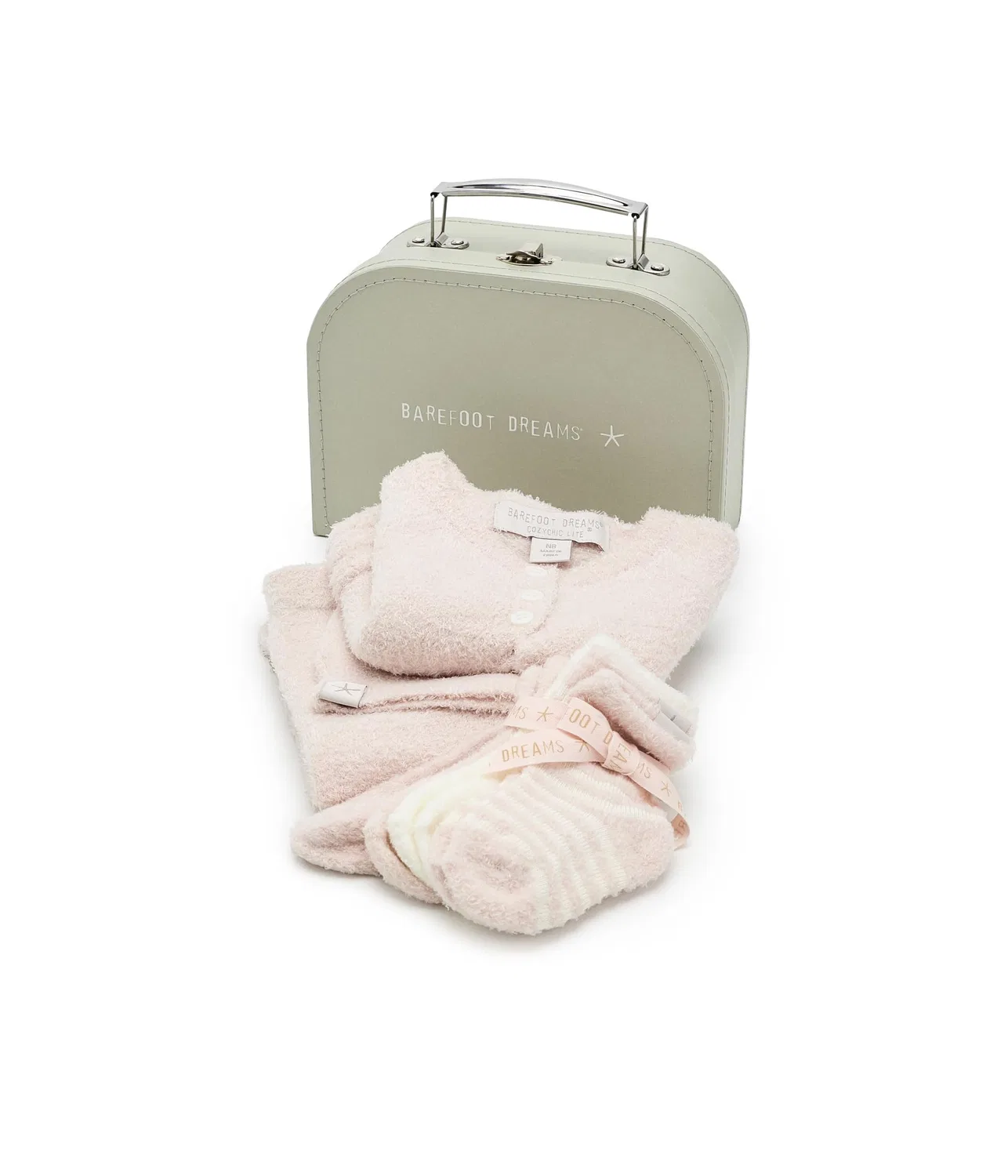 Набор Cozychic Lite для новорожденных (младенцев) Barefoot Dreams Kids, Pink