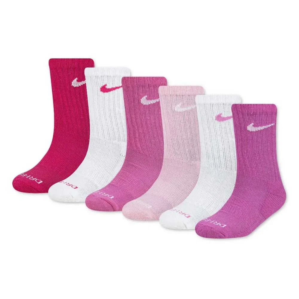 Носки спортивные 6 пар Nike Dri-Fit Performance Basic Crew Nike, мультиколор