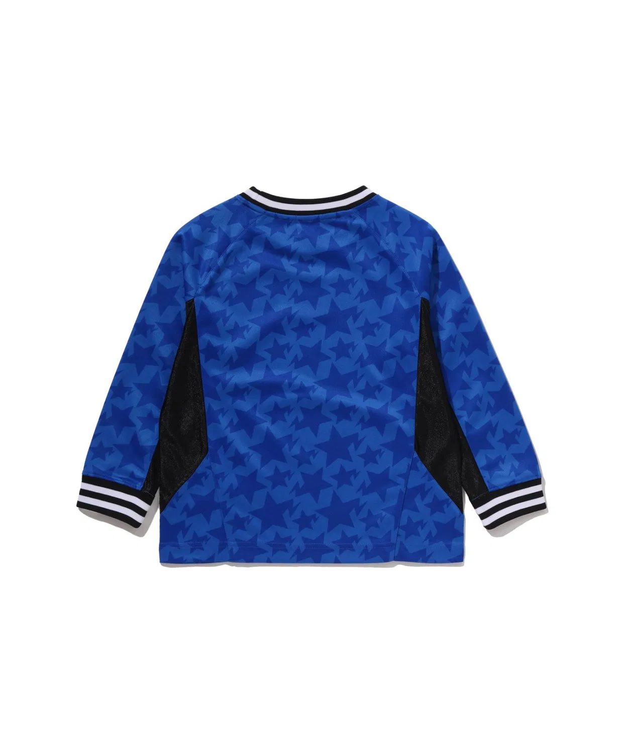Детская футболка с длинным рукавомс принтом STA ALLOVER EMBROIDERY PATCH LS TEE A BATHING APE, Orange — фото 2