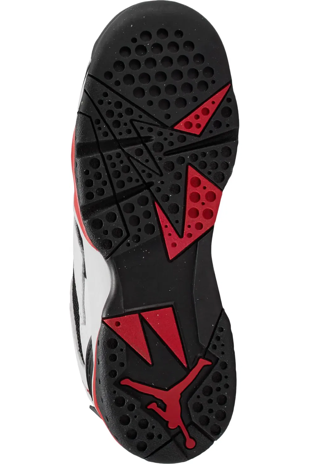 Кроссовки детские баскетбольные низкие Jordan 7 RM, White/Gym Red/Black — фото 4