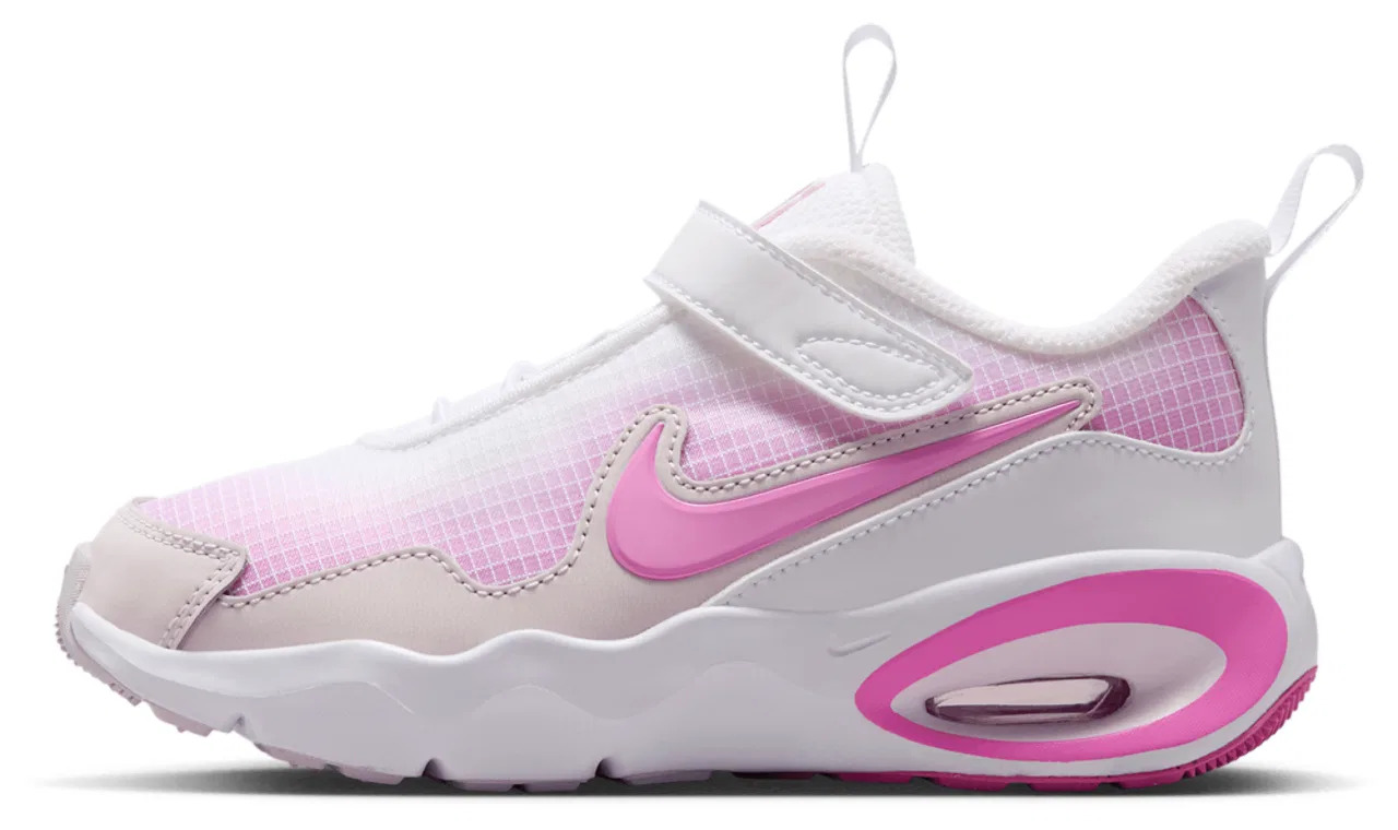 Кроссовки для мальчиков Air Max Nova Nike, цвет White/Bleached Lilac/Playful Pink — фото 2