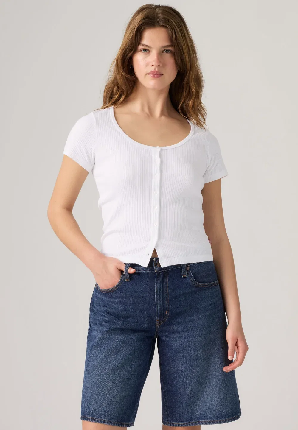 Остин - базовая футболка Levi'S, Bright White