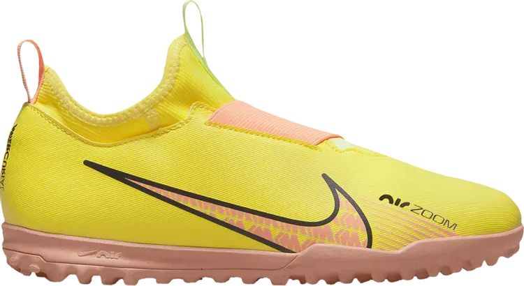 Кроссовки Nike Zoom Mercurial Vapor 15 Academy TF GS 'Lucent Pack', желтый — фото 2
