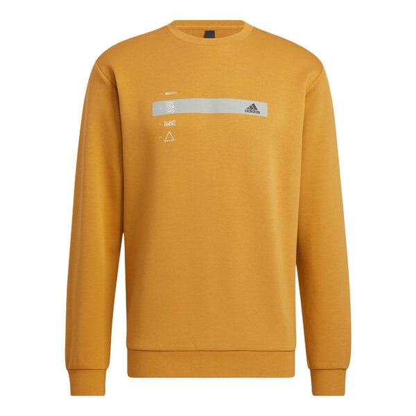 

Толстовка Adidas Classic Gfx Crew Sweatshirt 'Orange', оранжевый