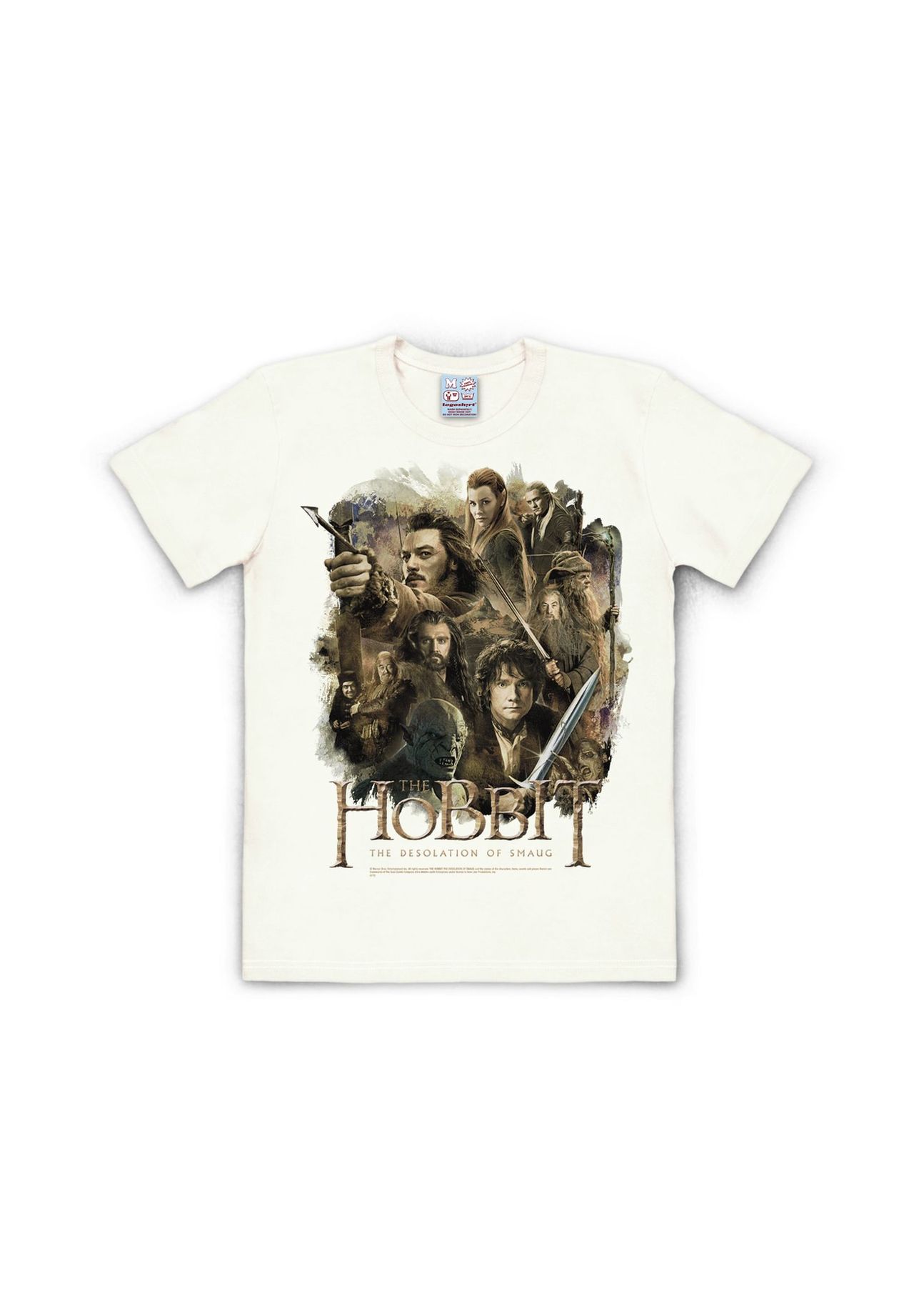 

Футболка Easyfit The Hobbit — постер LOGOSHIRT, цвет Almost White