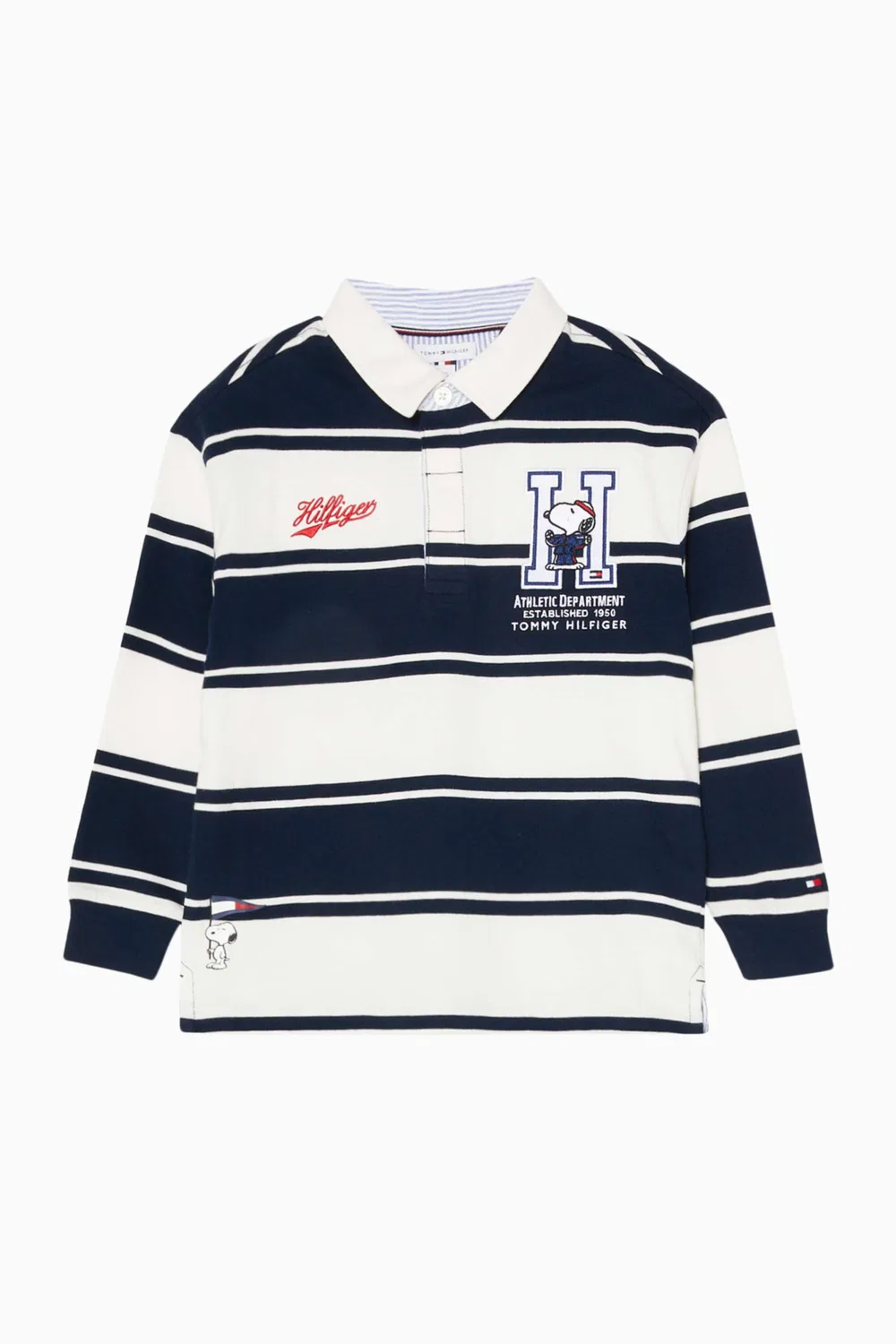Футболка поло с принтом Peanuts Rugby Stripe Tommy Hilfiger