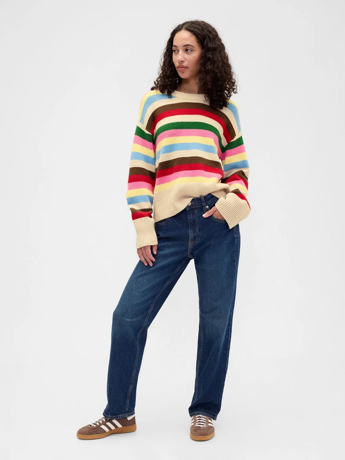 Джемпер CashSoft Relaxed Gap, мульти
