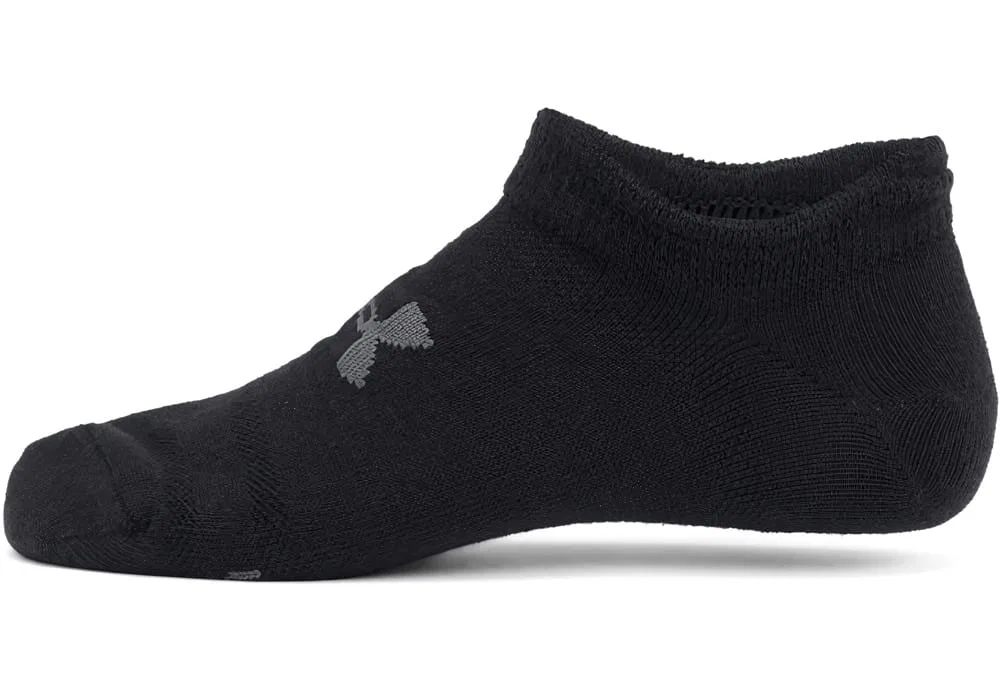 Носки детские без показа 6 пар, Ua Yth Essential No Show Under Armour, черный — фото 3