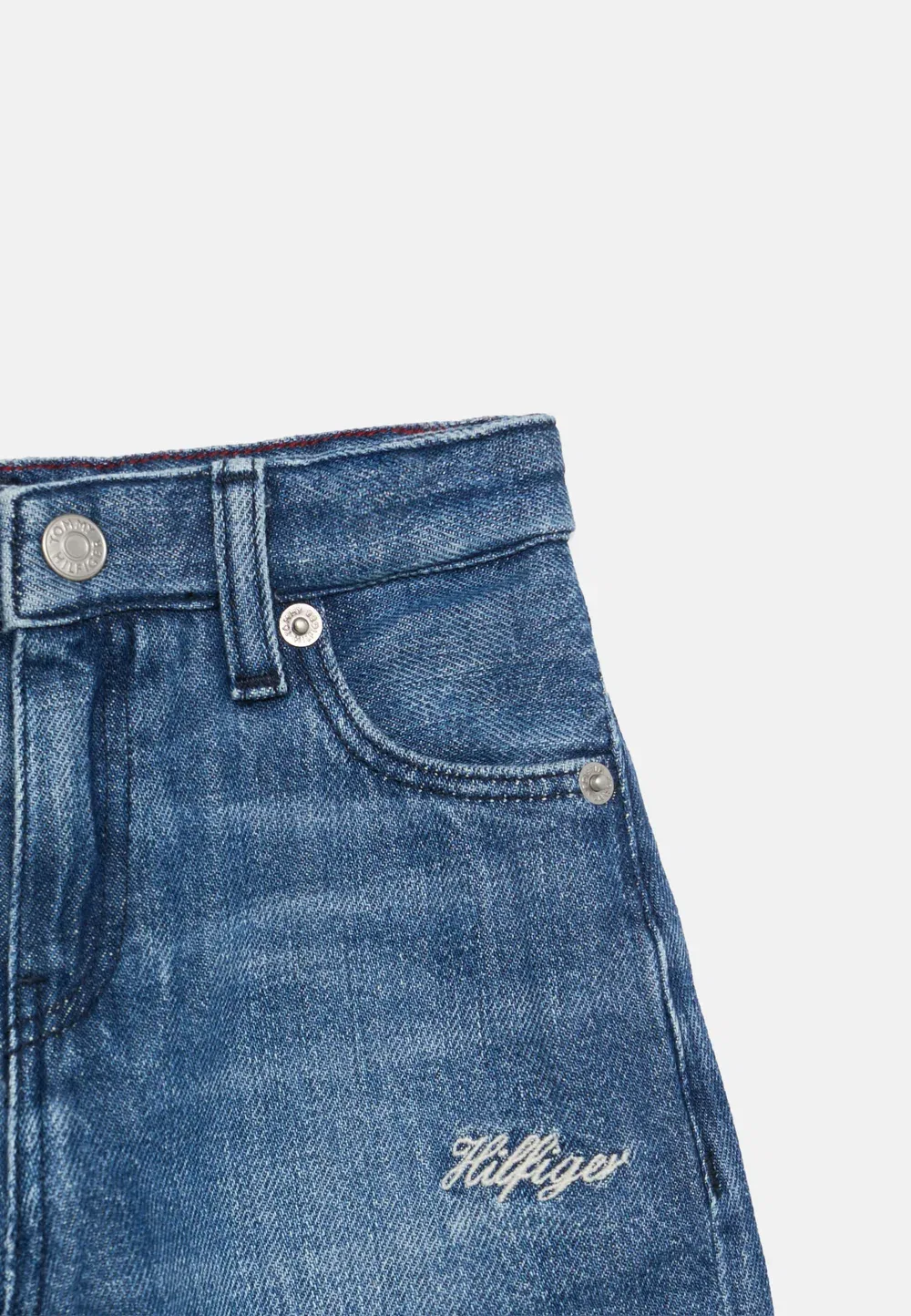Шорты Varsity из денима Tommy Hilfiger, Dark-Blue Denim — фото 4