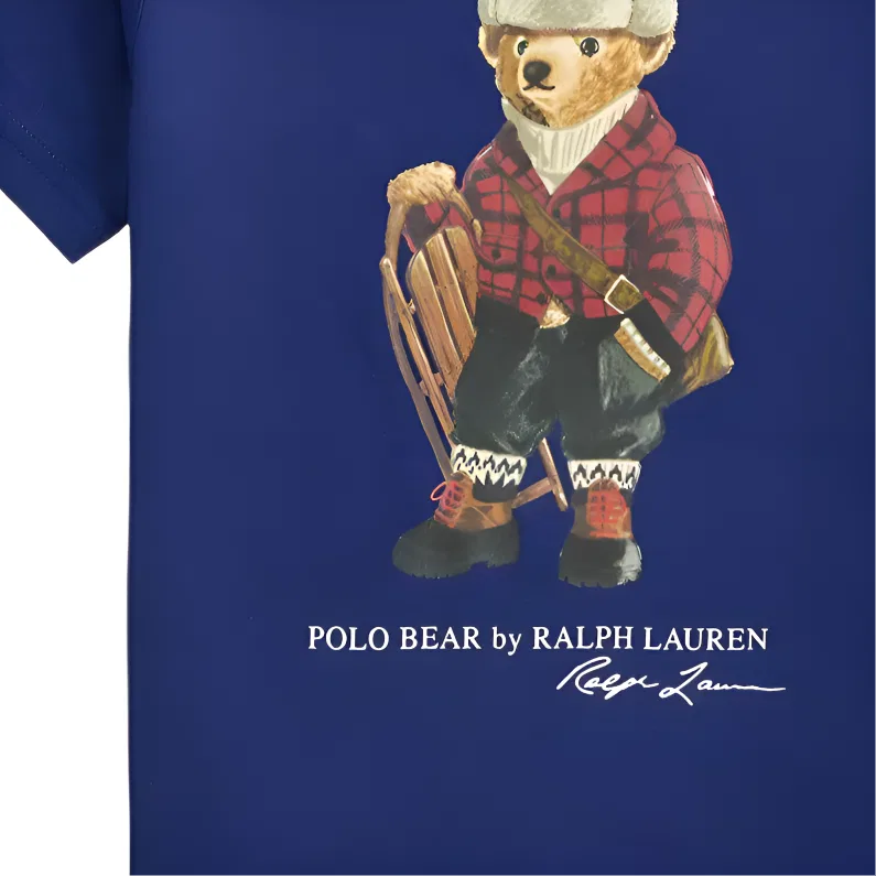 Детская футболка хлопковая Polo Ralph Lauren, Bright Purple — фото 4