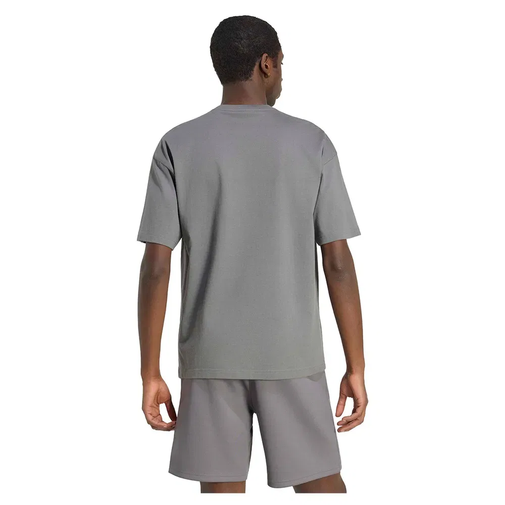Футболка свободная с коротким рукавом Trefoil Essentials Spacer Loose Adidas Originals, серый — фото 2