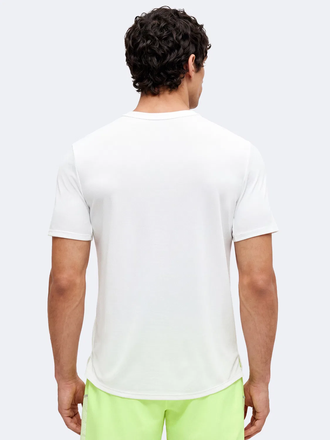 Спортивная футболка Nike Performance Shirt MILER белого цвета — фото 3