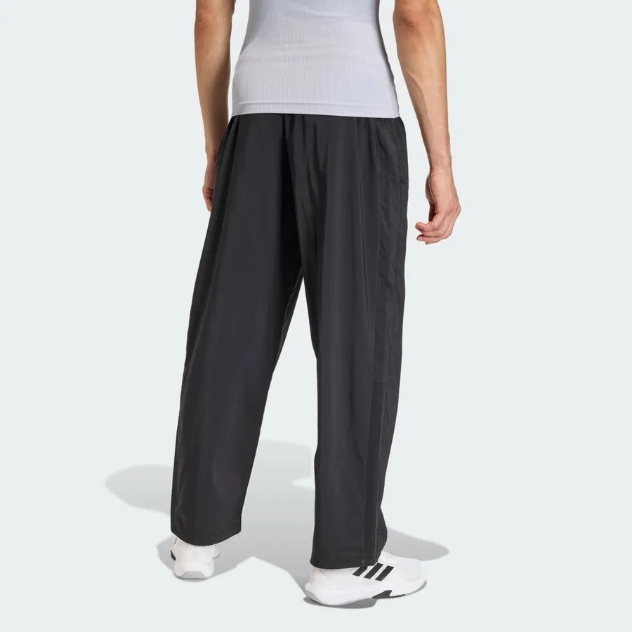 Спортивные брюки с утяжкой и молниями PrimeLift Essentials Workout Pants adidas, Черный — фото 2
