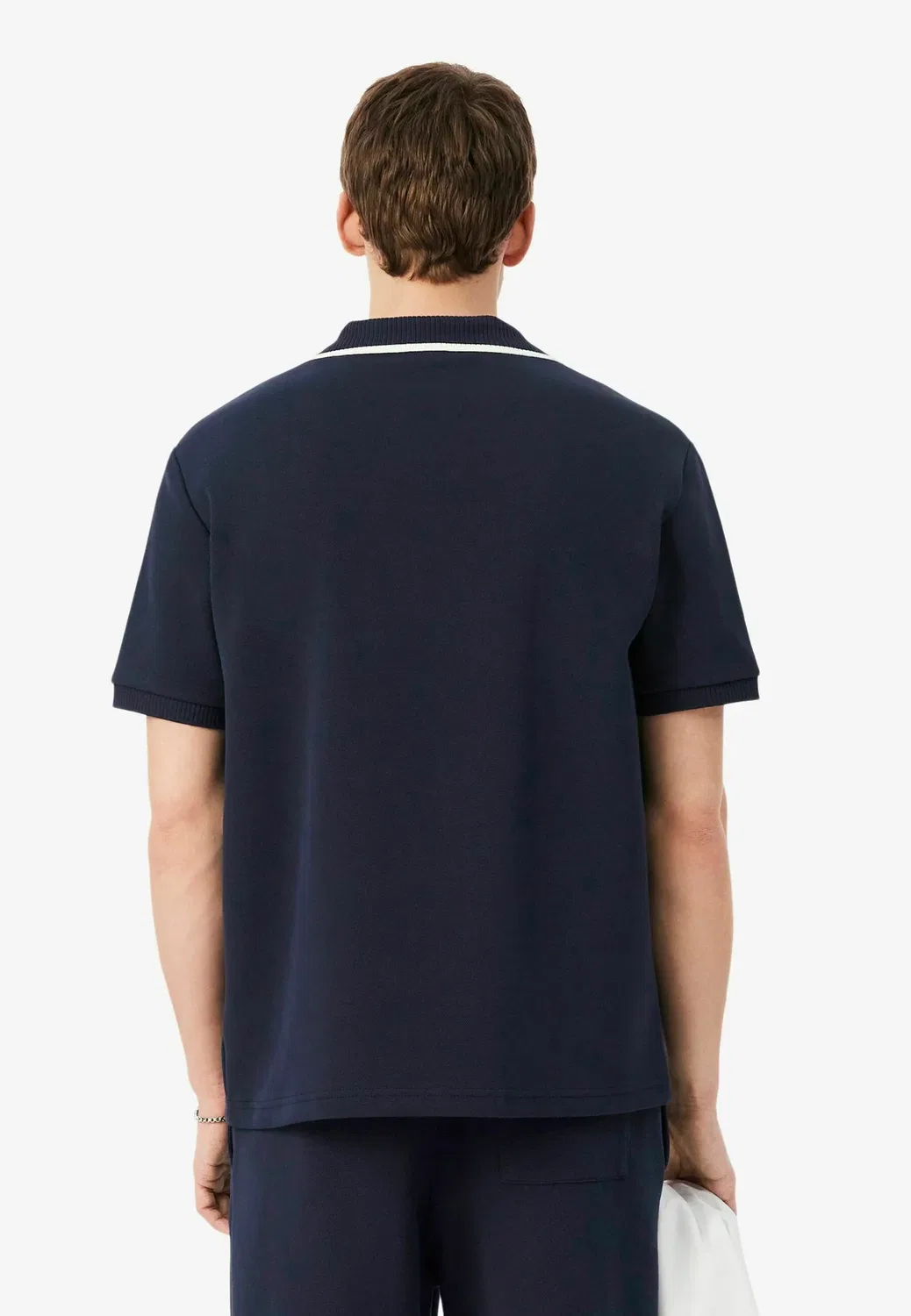 Рубашка поло Lacoste, Bleu Marine-Mxq — фото 3