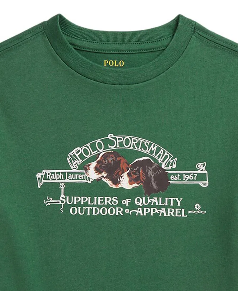 Футболка с коротким рукавом Polo Sportsman Polo Ralph Lauren, Verano Green — фото 3