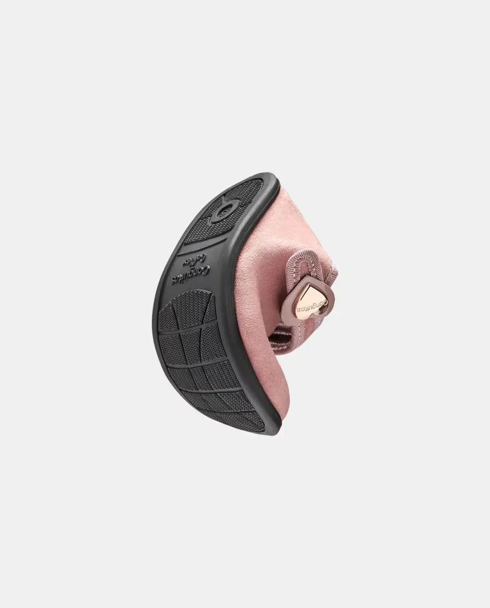 Детские балетки для девочек с сердцем Merceditas Barefoot Conguitos, Rosa Palo — фото 2