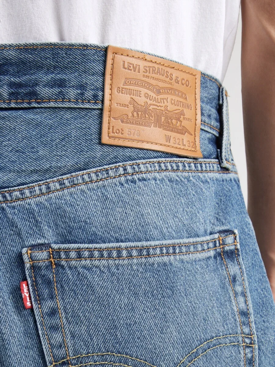 Джинсы LEVI'S Baggy '578 Baggy' синего цвета — фото 3