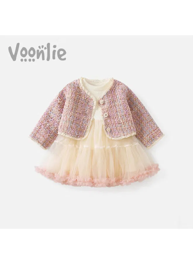 Платье с пышной юбкой из тюля Sweet Mesh Chiffon Dress Voonlie, фиолетовый
