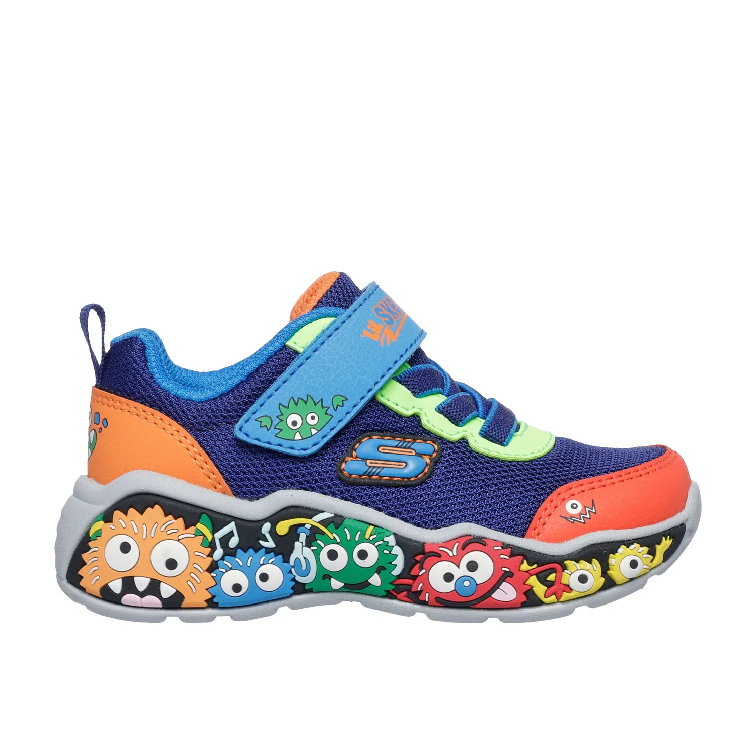Детские кроссовки для первых шагов Skechers, Navy Multicolor — фото 4