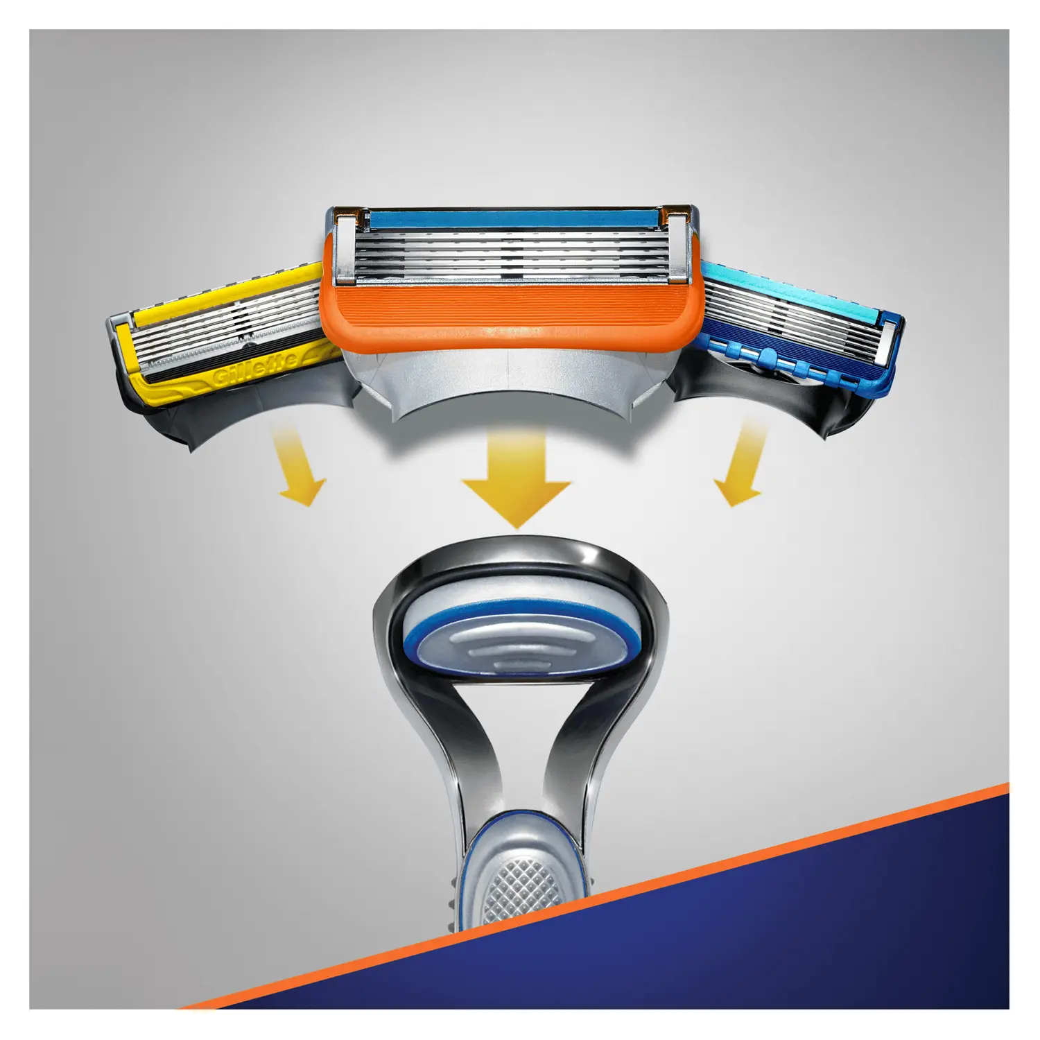 Gillette Fusion5 бритва, 1 шт + сменный блок 2 шт/1 упаковка — фото 3
