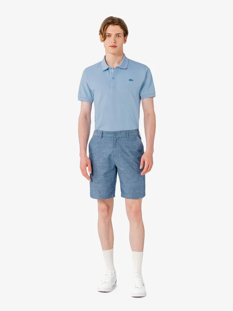 Шорты Бермуды LACOSTE, Sky Blue — фото 4