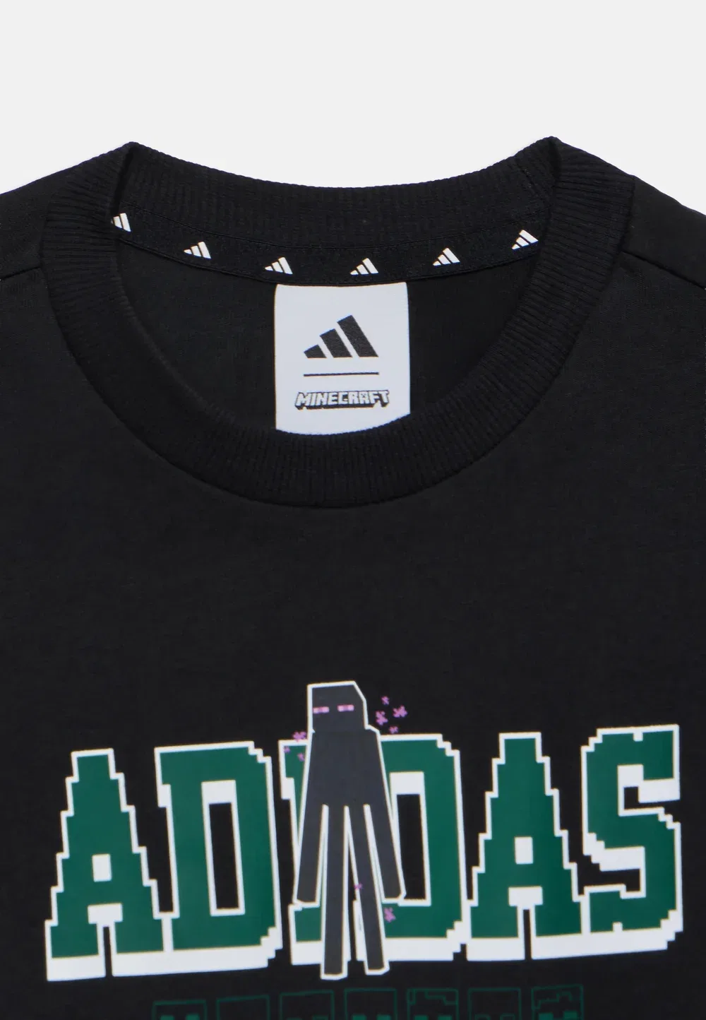 Футболка Minecraft унисекс - спортивная футболка Adidas Performance, Black — фото 3