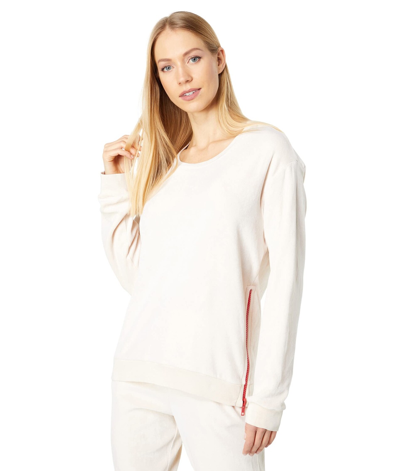 

Толстовка SUNDRY, Side Zip Velour Sweatshirt
